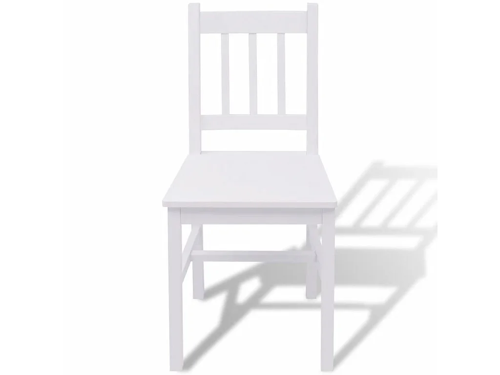 Ensemble de salle à manger trois pièces Pinède Blanc