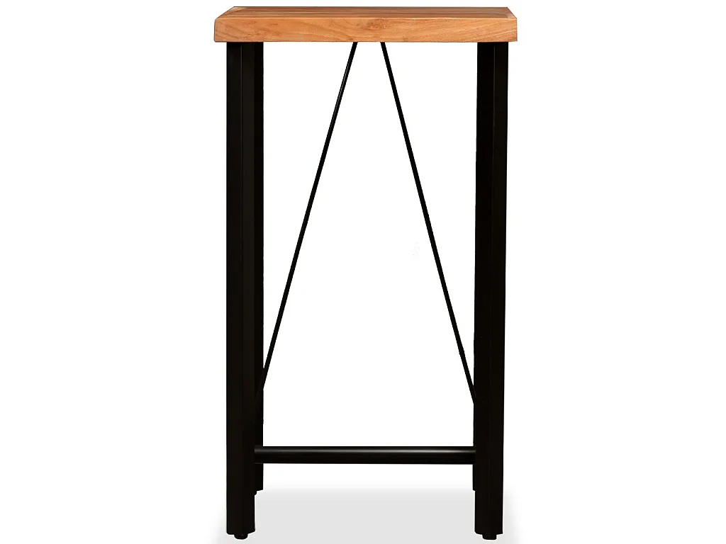 Ensemble de bar 3 pcs Bois d'acacia massif et de récupération