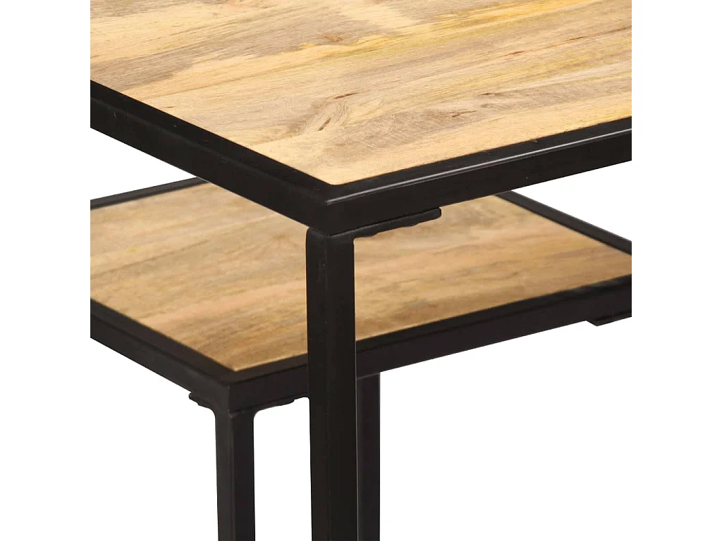 Ensemble de salle à dîner 3 pcs Bois de manguier solide