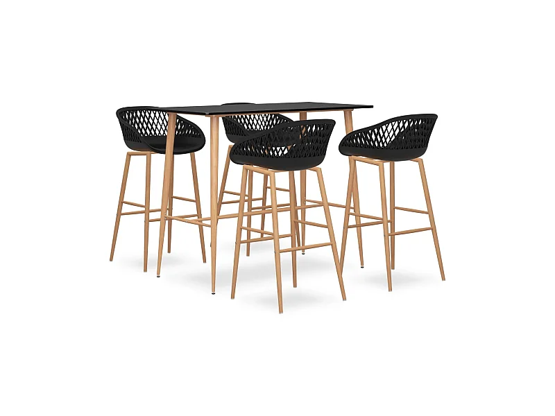 Ensemble de bar 5 pcs Noir 10