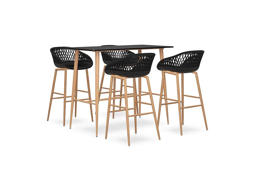 Ensemble de bar 5 pcs Noir 10
