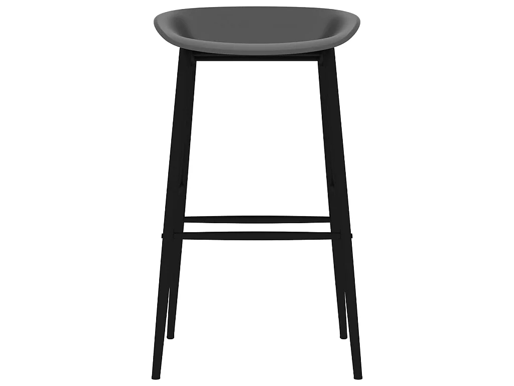 Ensemble de bar 7 pcs Noir et gris 8