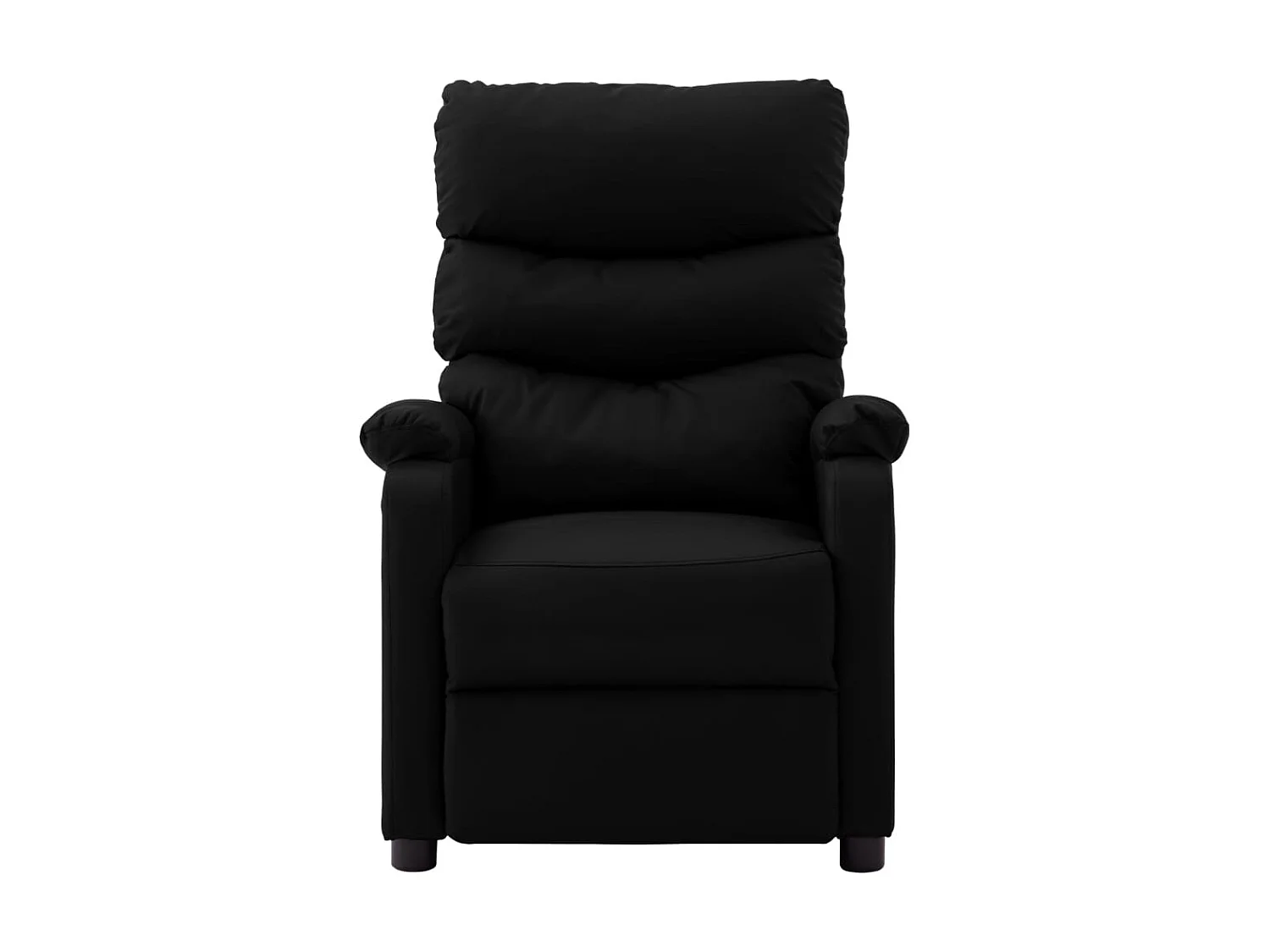 Fauteuil inclinable électrique de massage Noir Similicuir 4