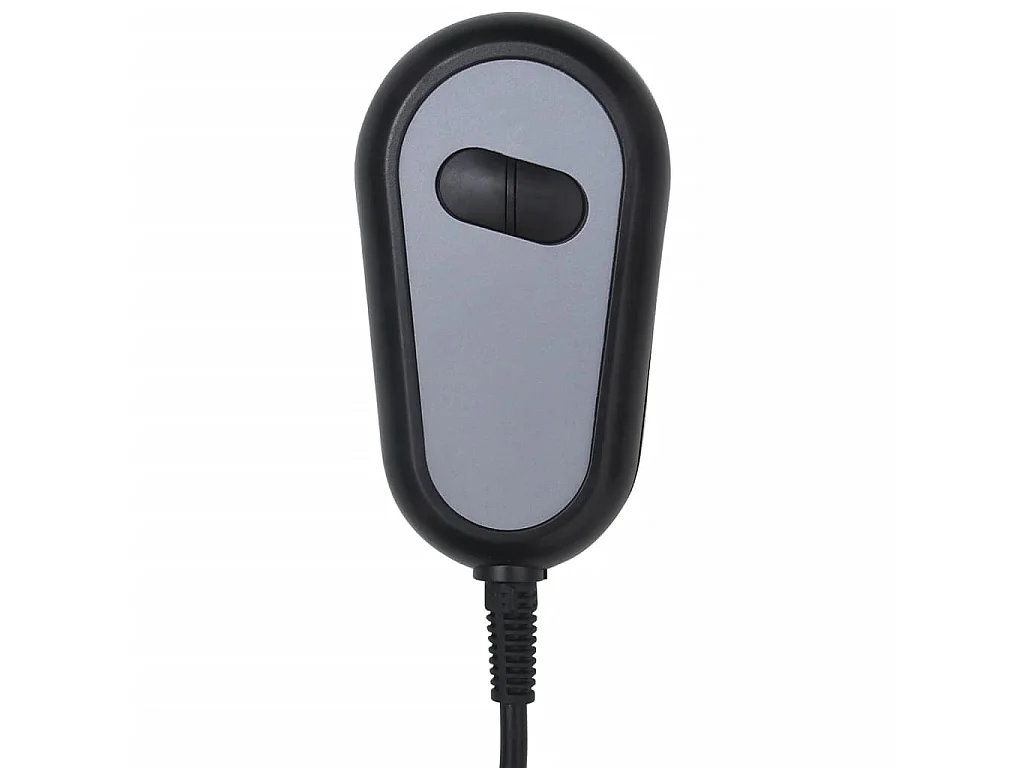 Fauteuil de massage inclinable électrique Gris clair Tissu 3