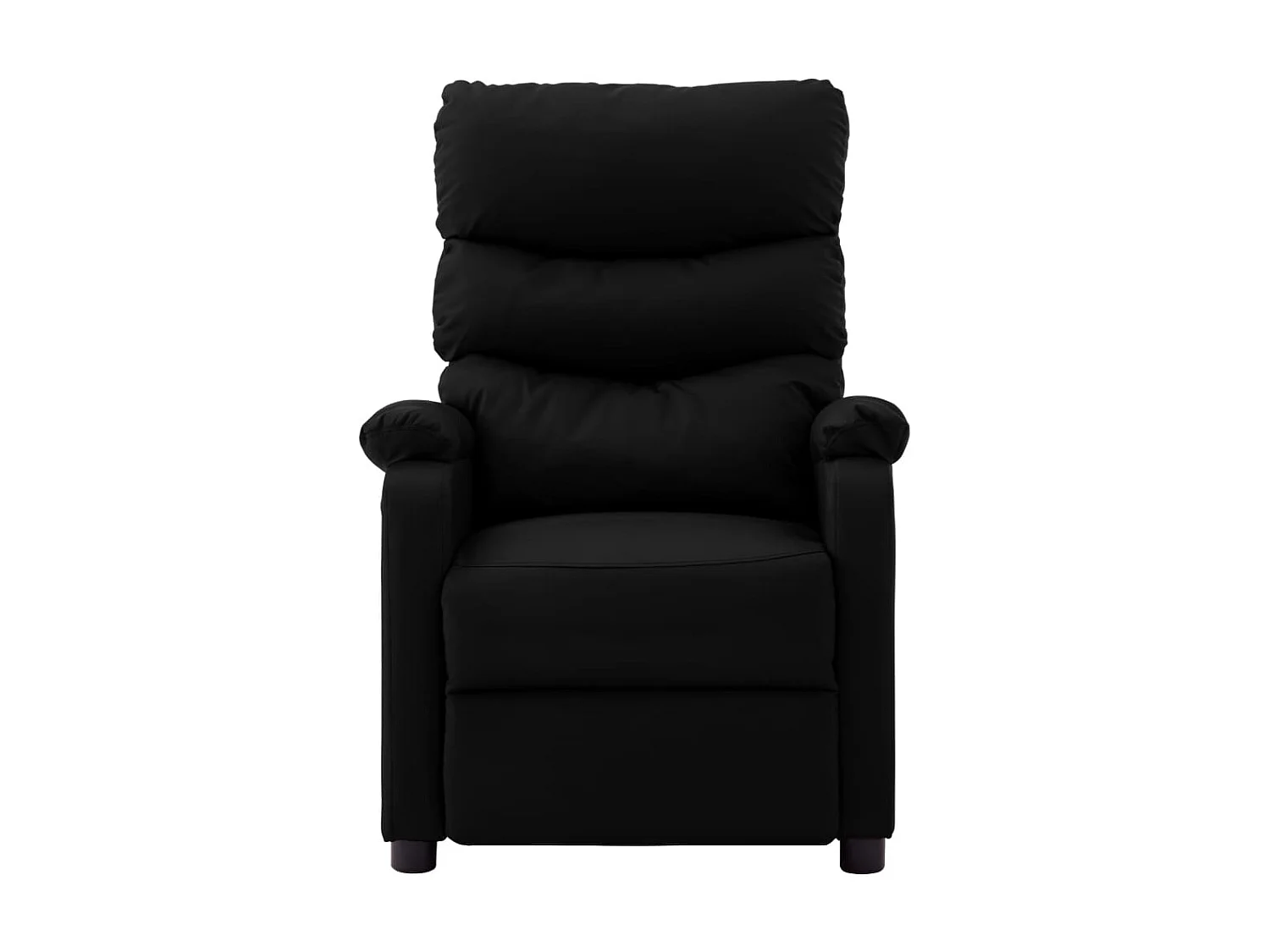 Fauteuil de massage inclinable Noir Similicuir 7