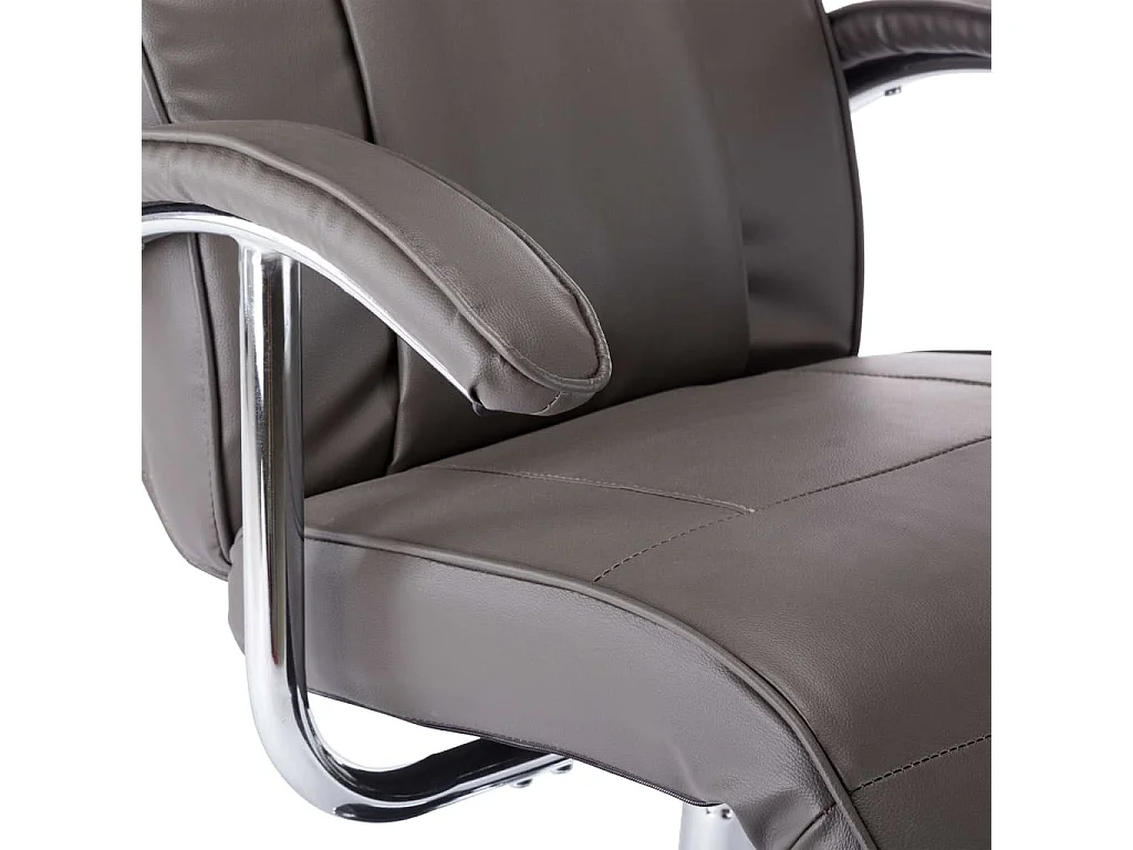Fauteuil TV Gris Similicuir