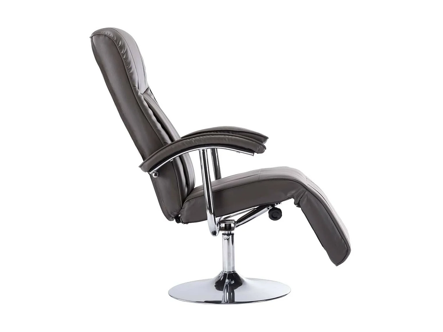 Fauteuil TV Gris Similicuir