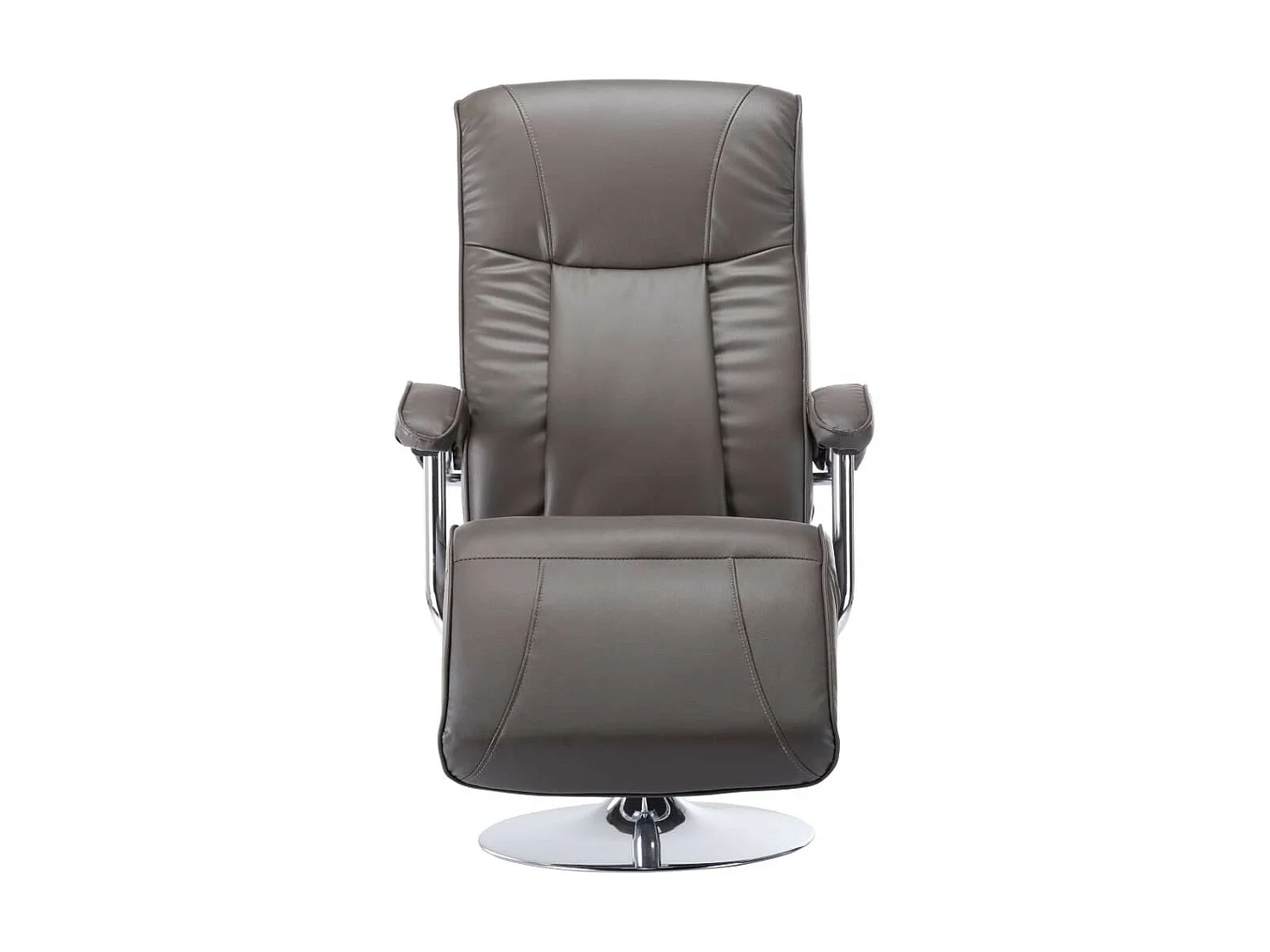 Fauteuil TV Gris Similicuir