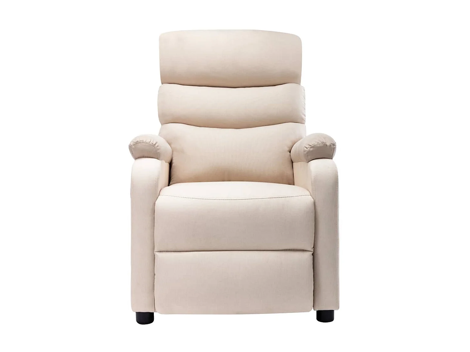 Fauteuil inclinable de massage Crème Tissu 6