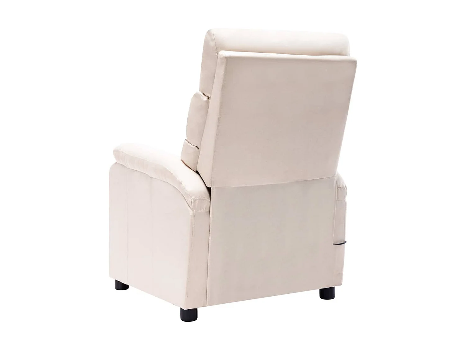 Fauteuil inclinable de massage Crème Tissu 6