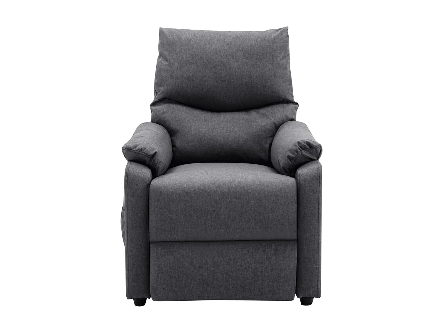 Fauteuil de massage inclinable électrique Gris foncé Tissu 11