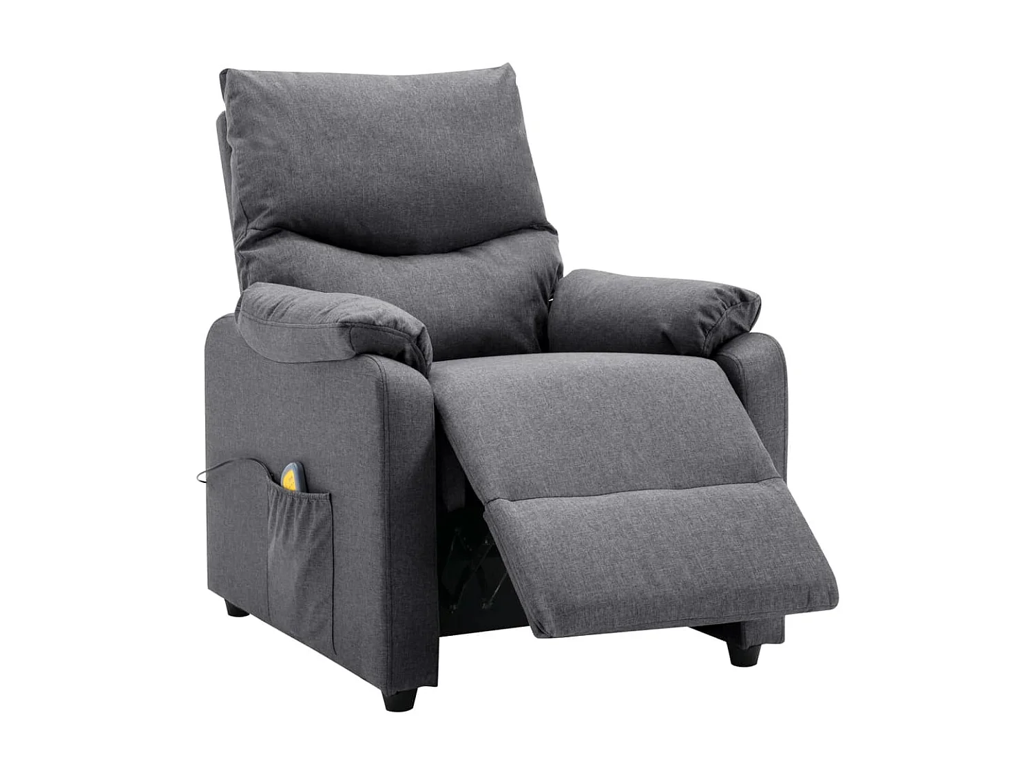 Fauteuil de massage inclinable électrique Gris foncé Tissu 11