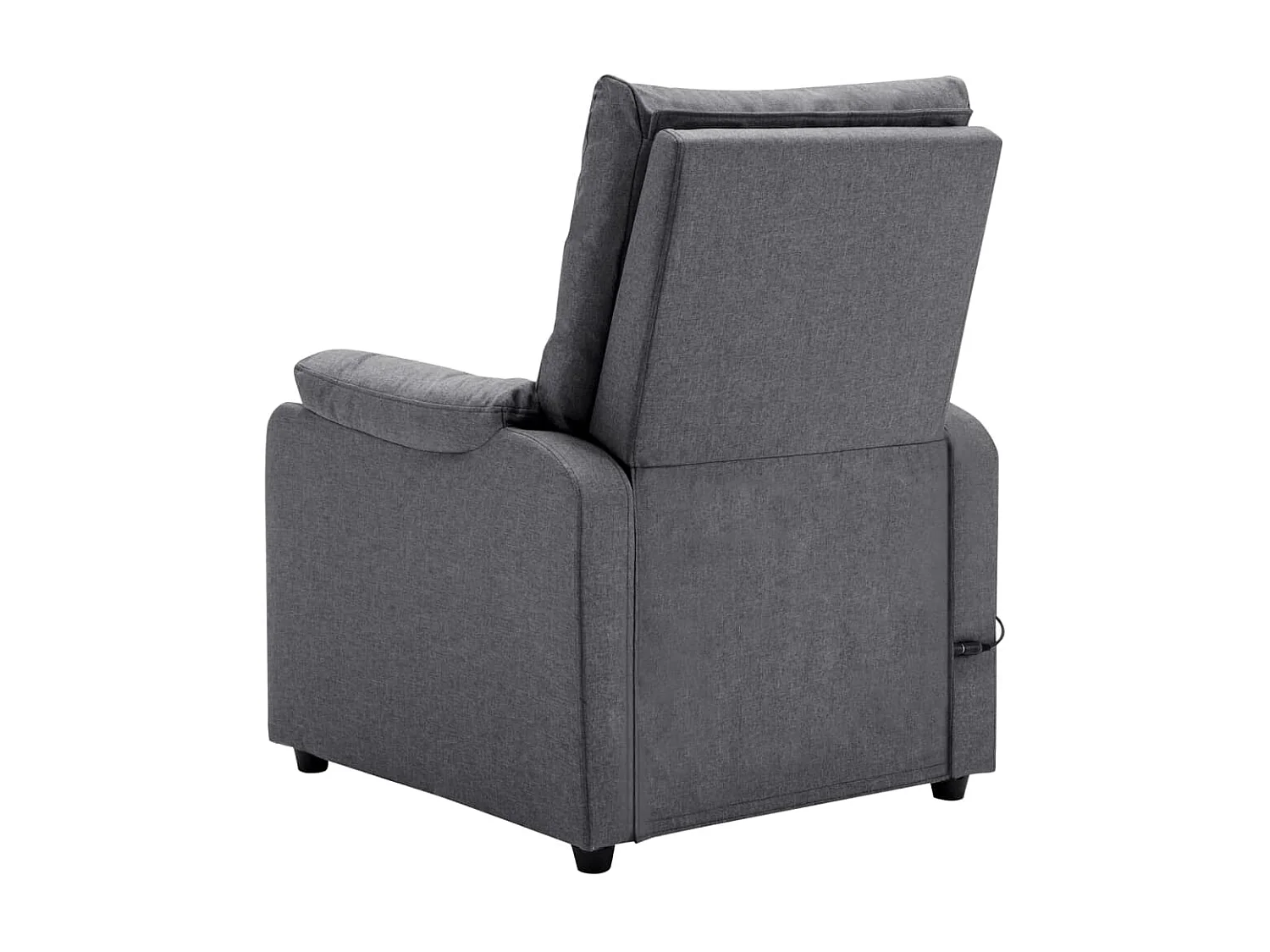 Fauteuil de massage inclinable électrique Gris foncé Tissu 11