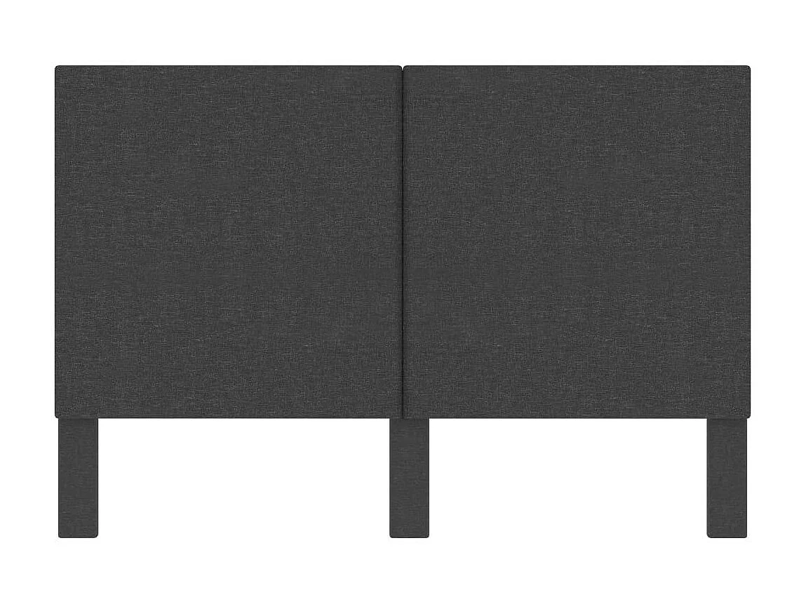 Tête de lit Gris foncé Tissu 180x200 2