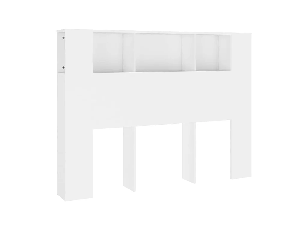 Armoire de tête de lit Blanc 140x18,5x104,5