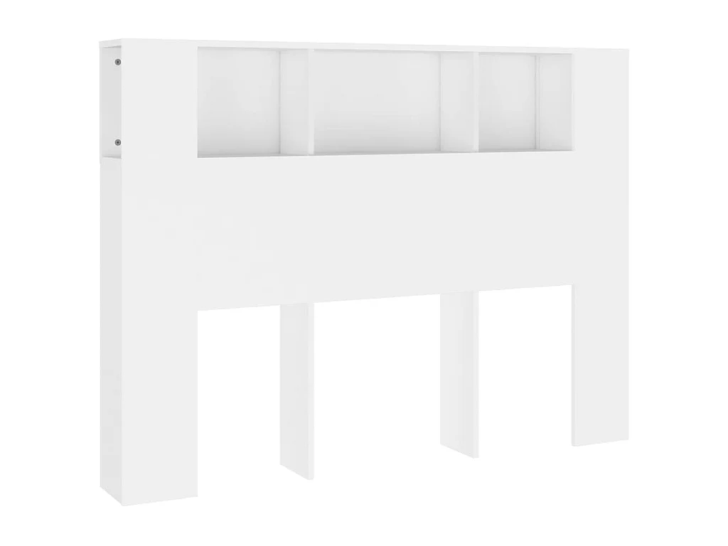 Armoire de tête de lit Blanc 140x18,5x104,5