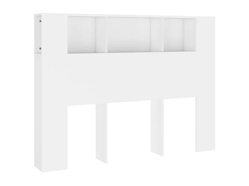Armoire de tête de lit Blanc 140x18,5x104,5