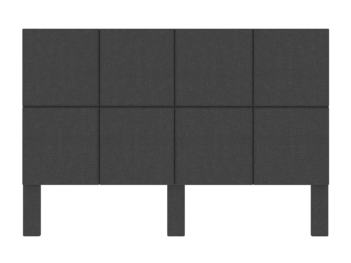Tête de lit Gris foncé Tissu 180x200
