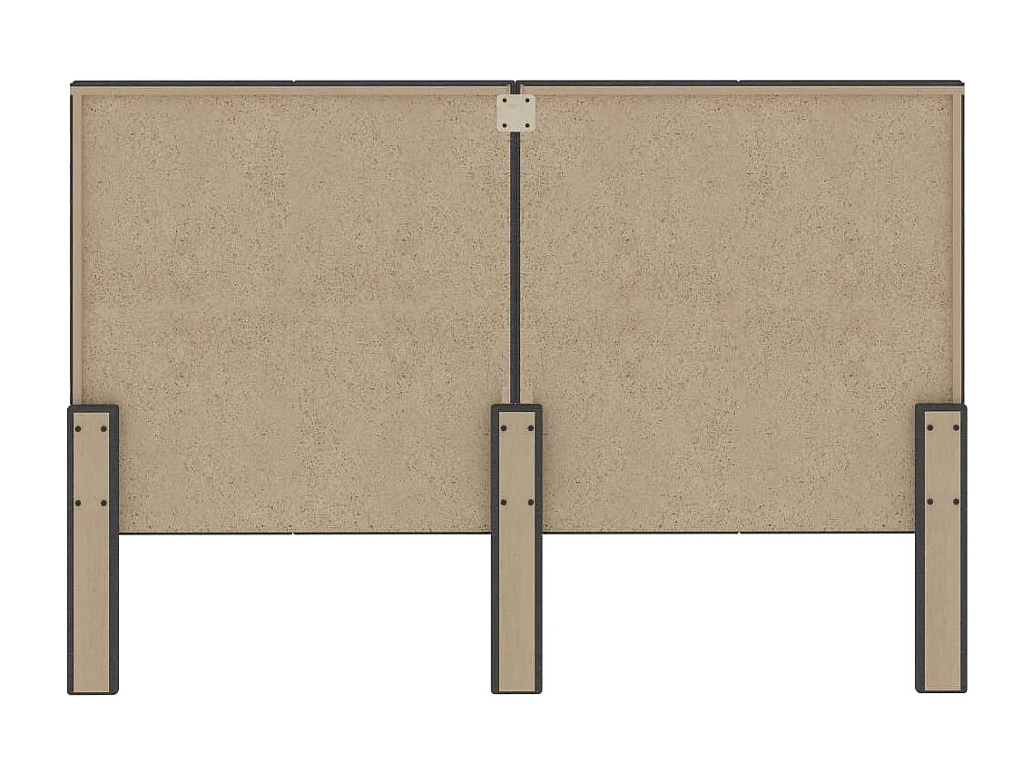 Tête de lit Gris foncé Tissu 180x200