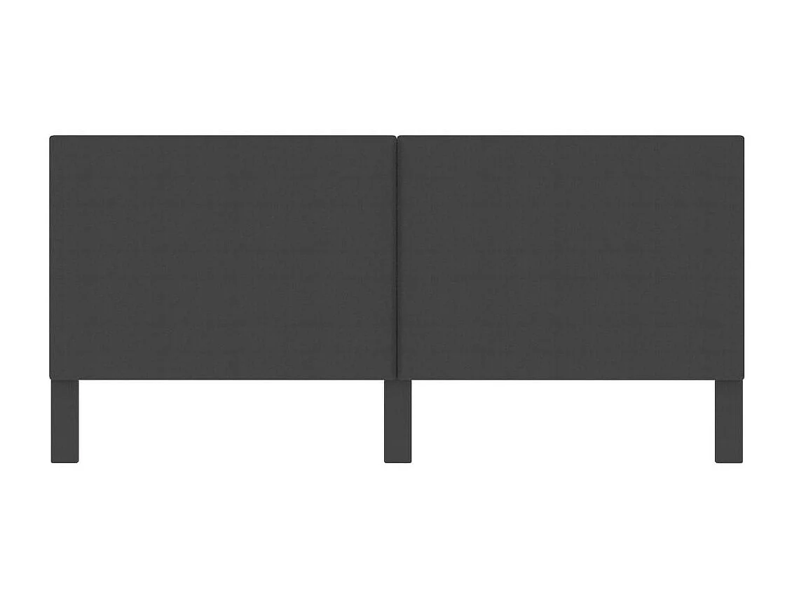 Tête de lit Gris foncé Tissu 200x200