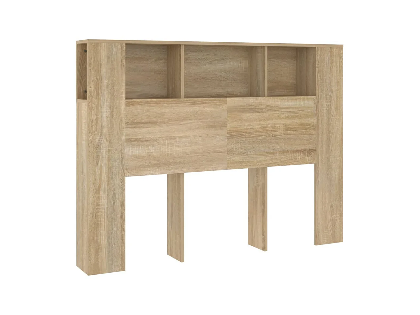 Armoire de tête de lit Chêne sonoma 140x18,5x104,5