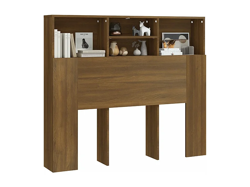 Armoire de tête de lit Chêne marron 120x19x103,5 Koza