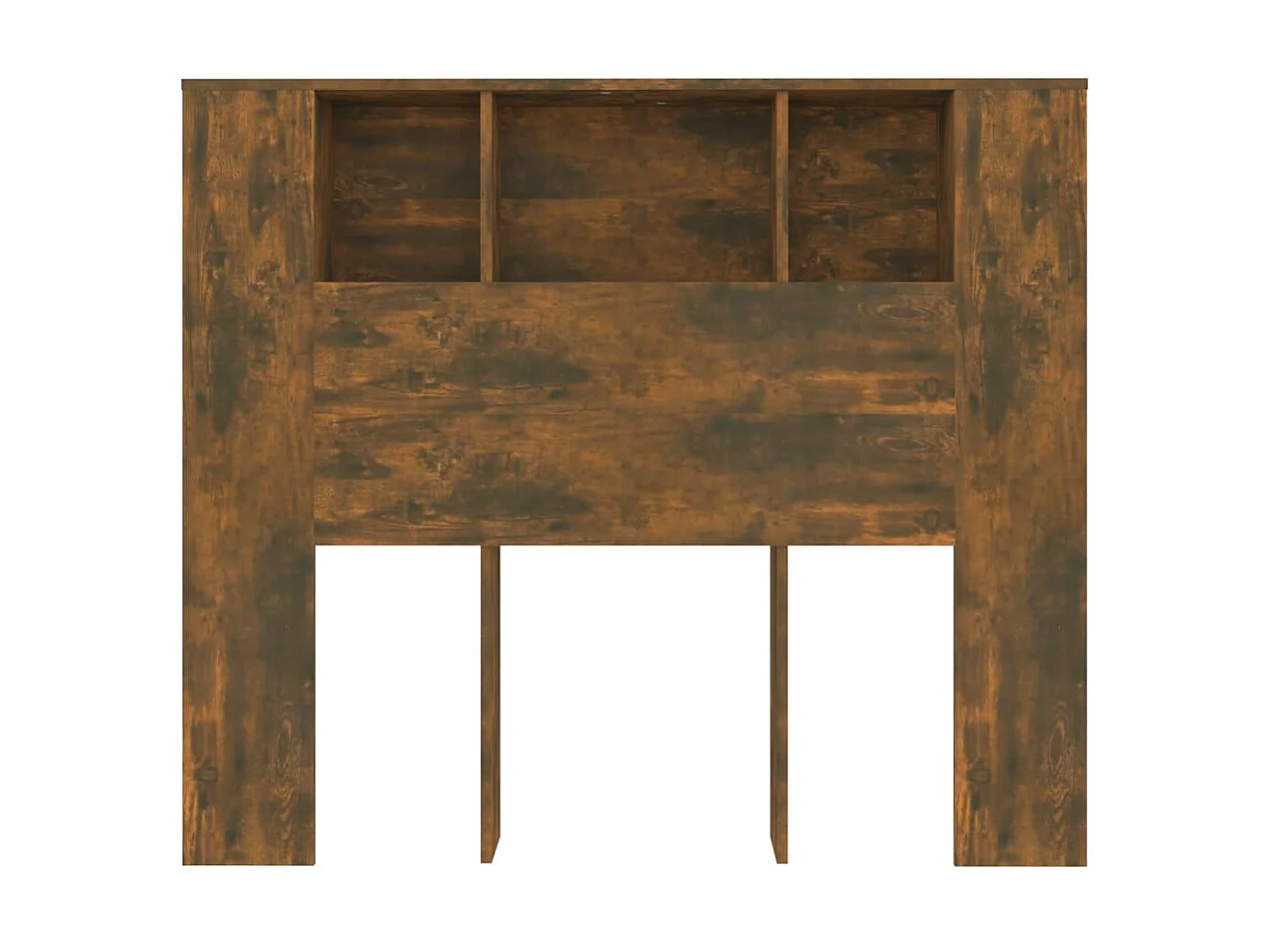 Armoire de tête de lit Chêne fumé 120x18,5x104,5