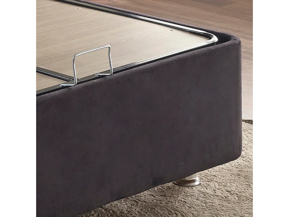 Cadre de lit avec coffre de rangement Rika - 6 tailles-Couchage 160x200 cm