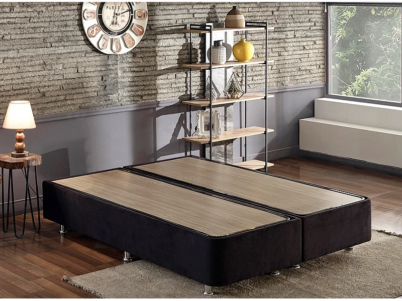 Cadre de lit avec coffre de rangement Rika - 6 tailles-Couchage 140x190 cm