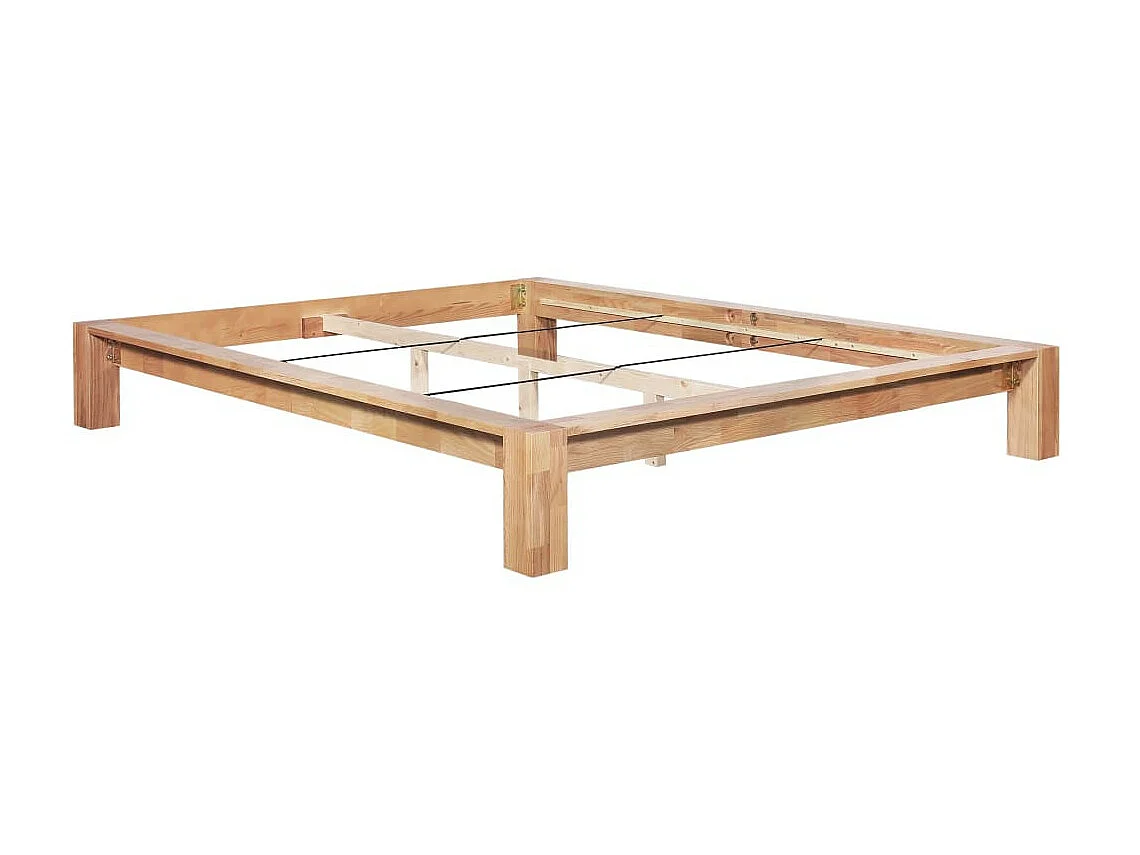 Bedframe massief eikenhout 160x200 cm