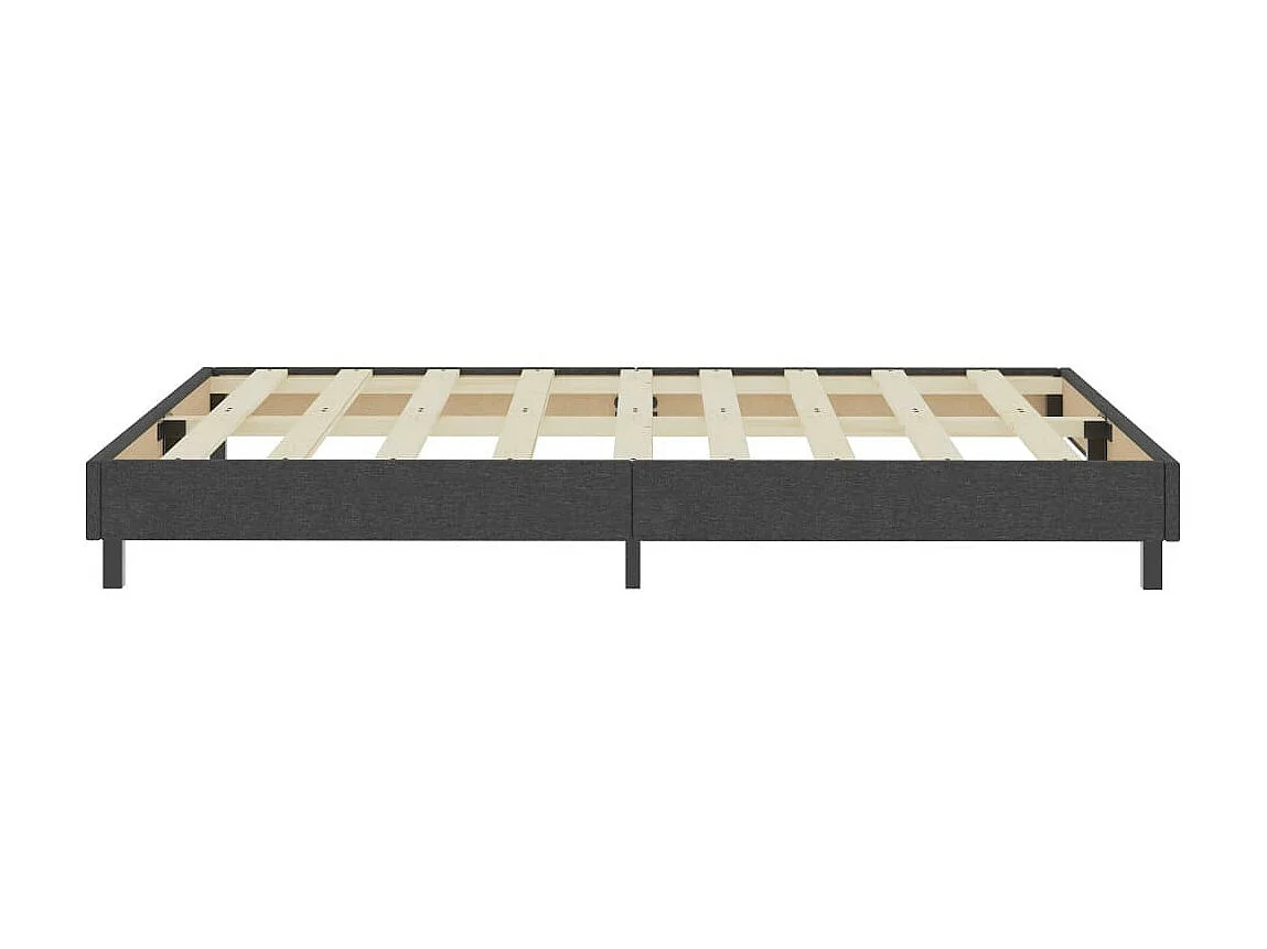 Cadre de lit Gris Tissu 160x200 2