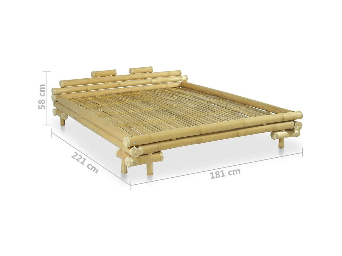 Cadre de lit Bambou 160x200