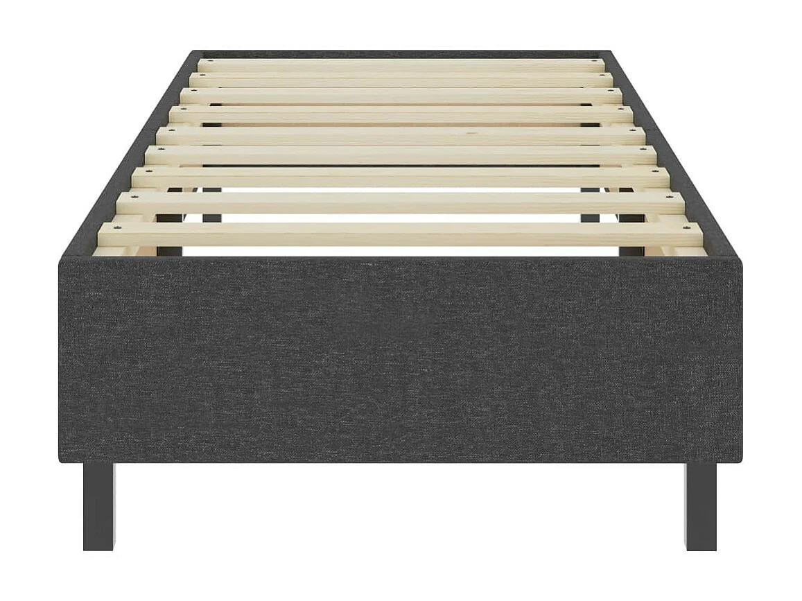 Cadre de lit Gris Tissu 80x200 2