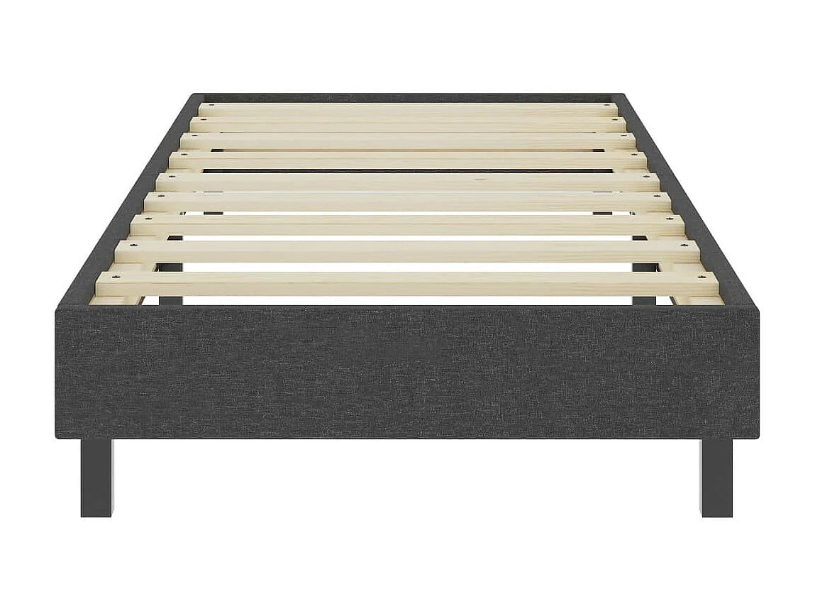 Cadre de lit Gris Tissu 100x200 4