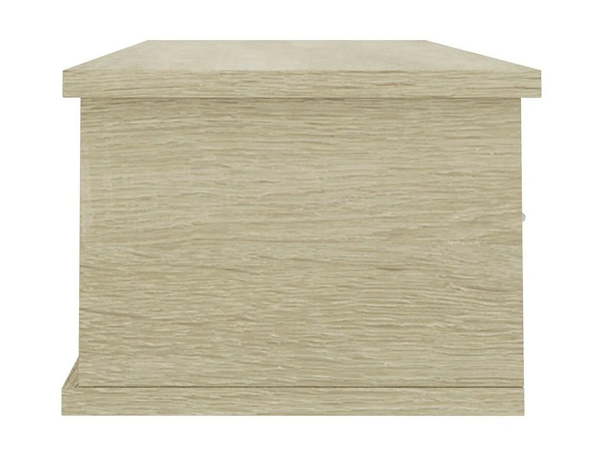 Étagère murale avec tiroirs Chêne sonoma 88x26x18,5