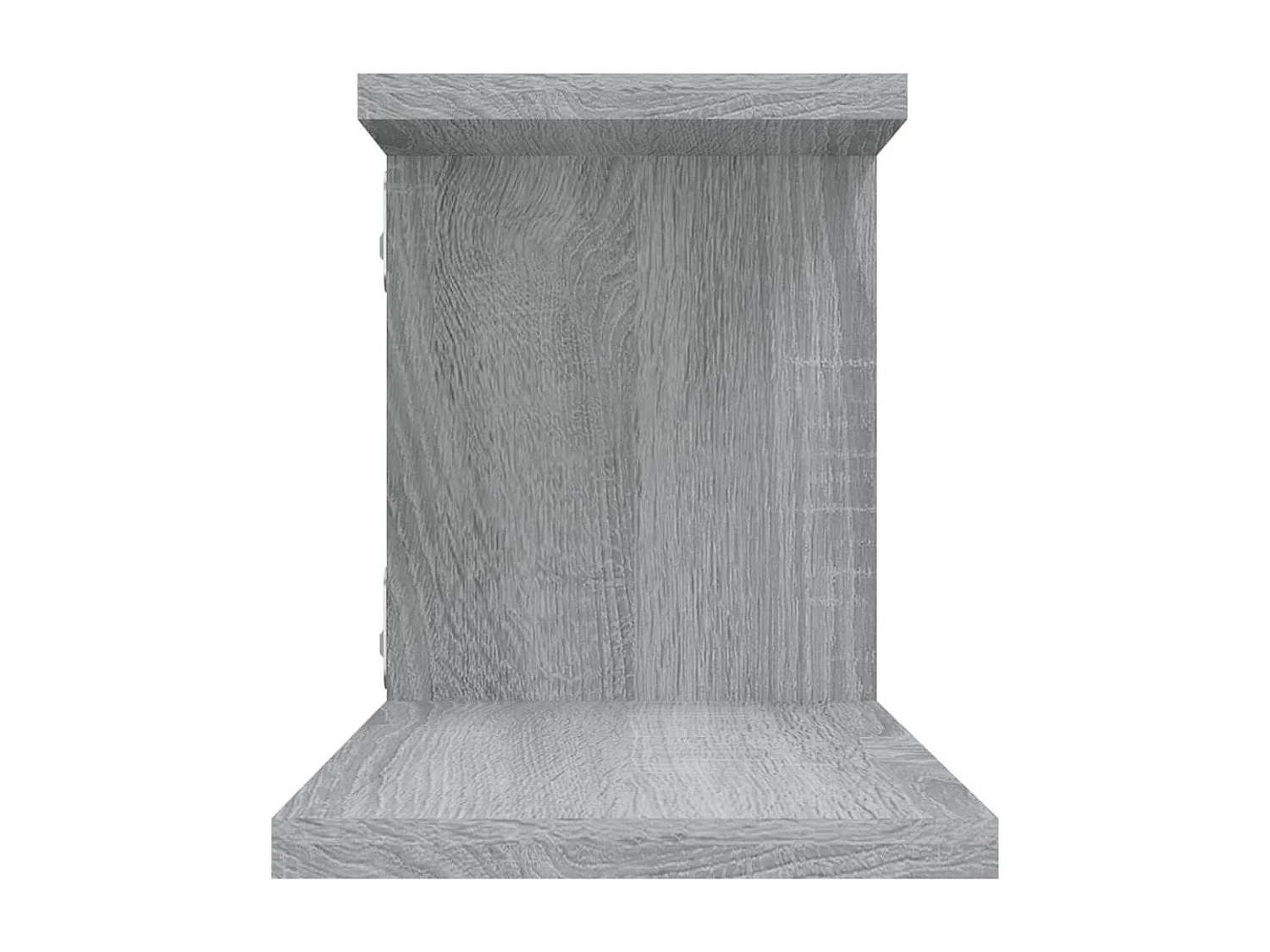 Étagère TV murale Sonoma gris 125x18x23 Bois d'ingénierie
