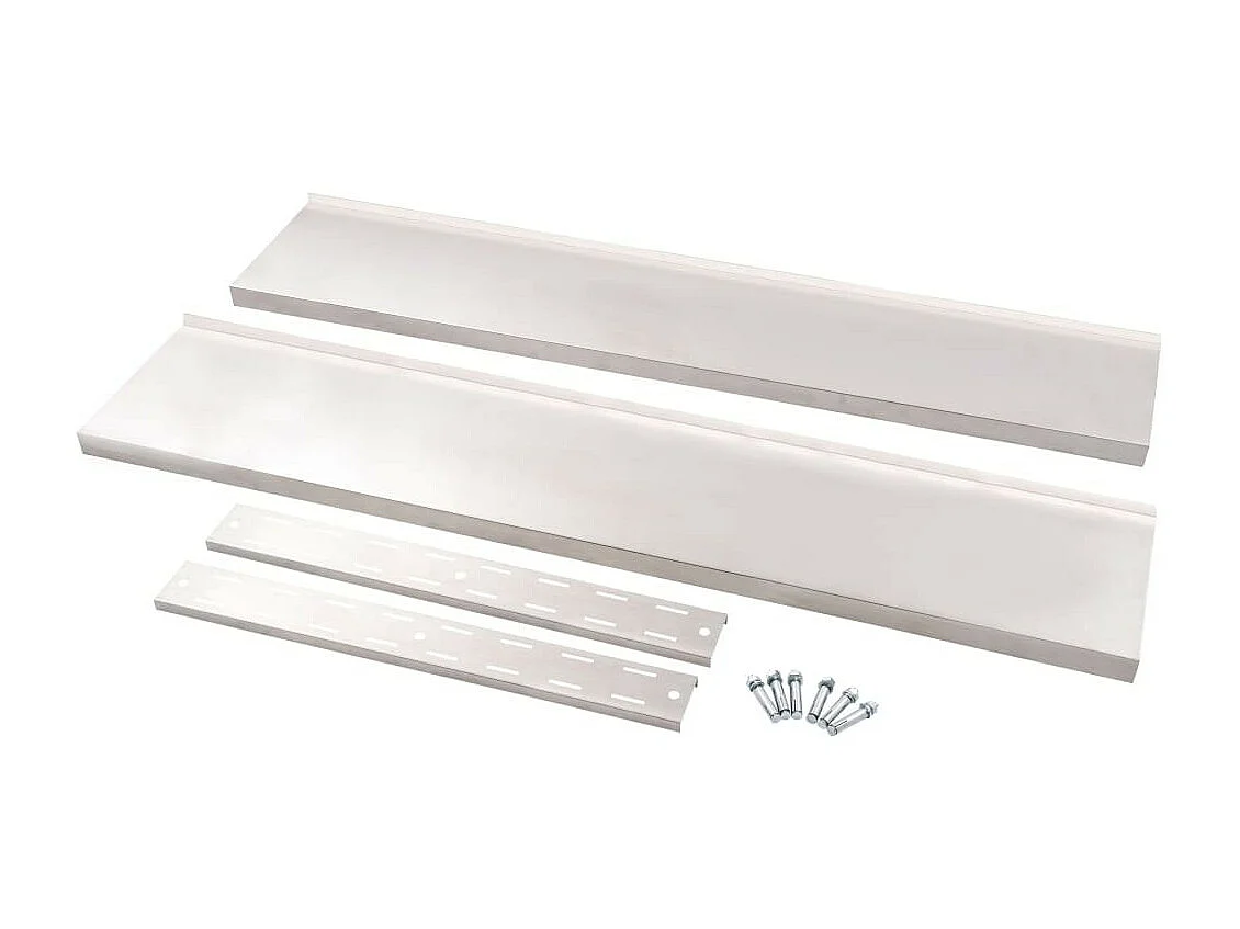 Étagère murale à 2 niveaux Acier inoxydable 150x30