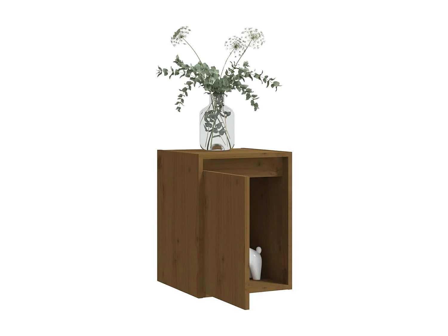 Armoire murale Marron miel 30x30x40 Bois de pin massif