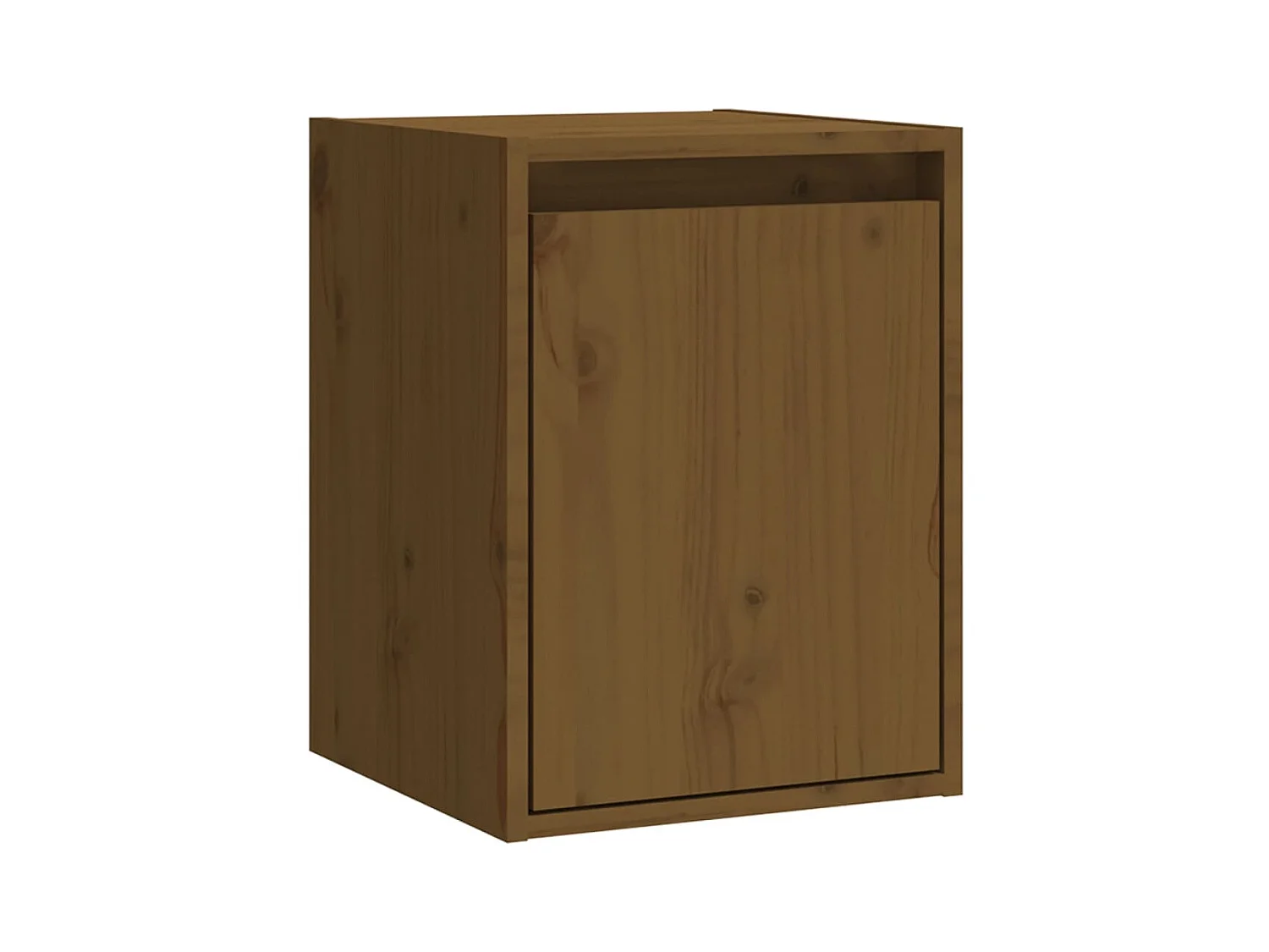 Armoire murale Marron miel 30x30x40 Bois de pin massif