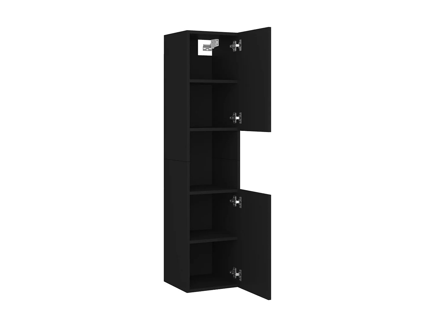 Armoire de salle de bain Noir 30x30x130