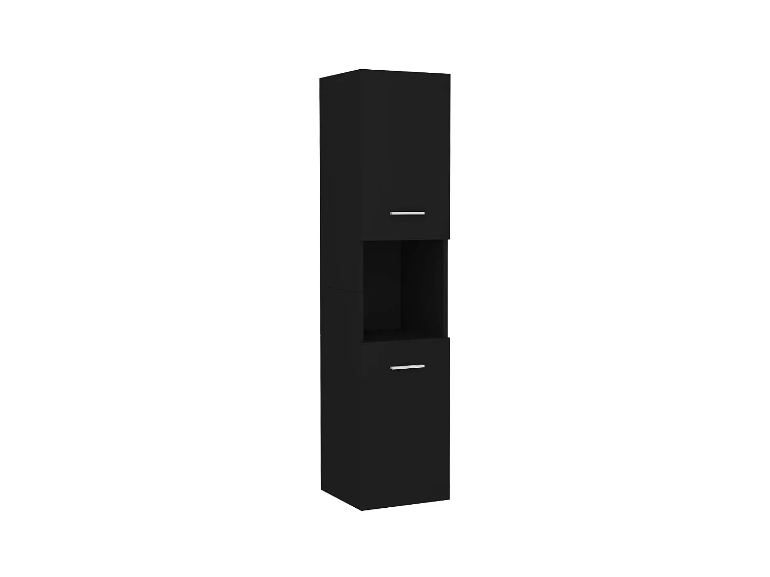 Armoire de salle de bain Noir 30x30x130