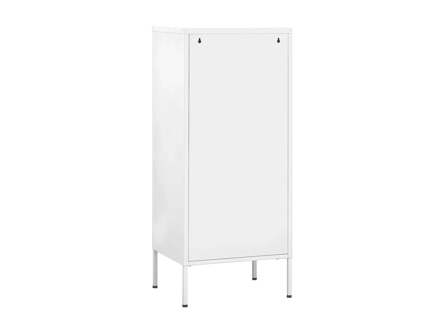 Armoire de rangement Blanc 42,5x35x101,5 Acier