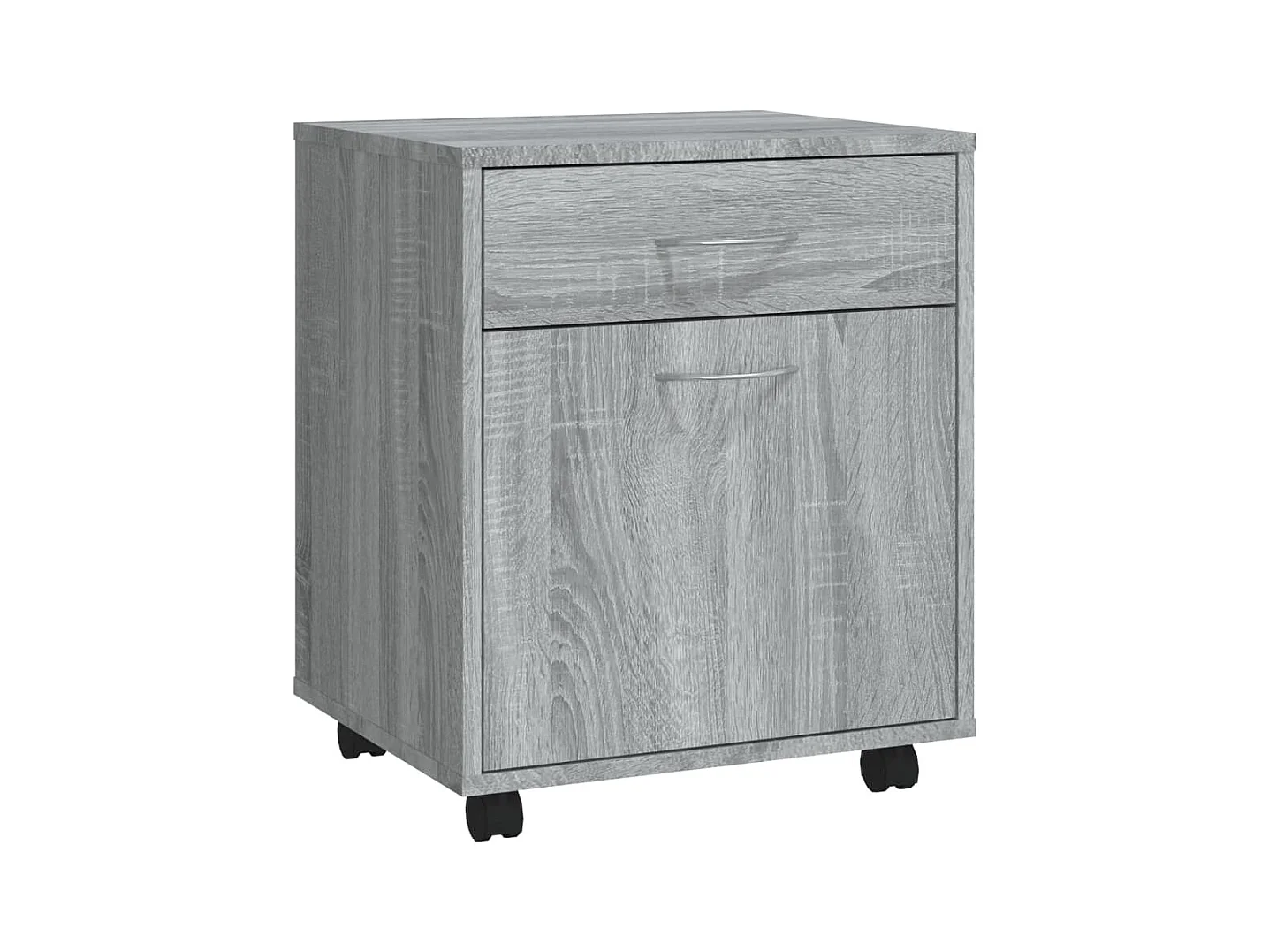 Armoire roulante Sonoma gris 45x38x54 Bois d'ingénierie