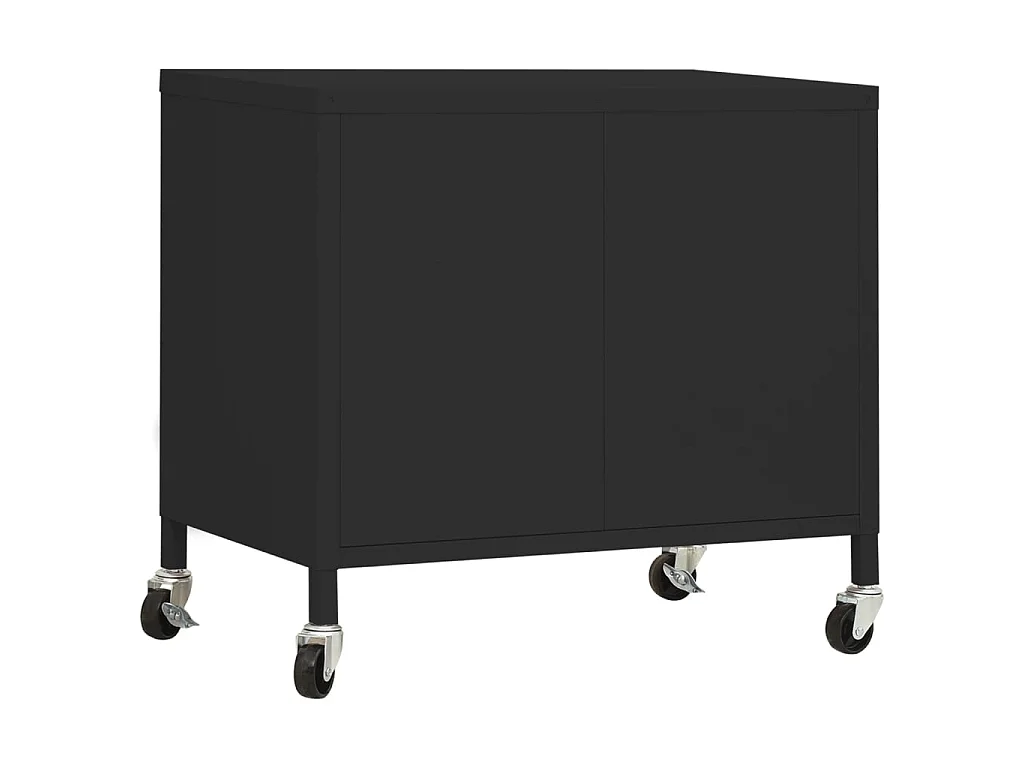 Armoire de rangement Noir 60x35x49 Acier