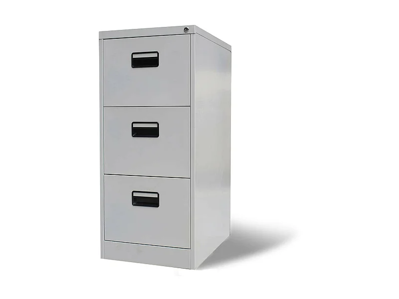 Classeur avec 3 tiroirs Gris 102,5cm Acier