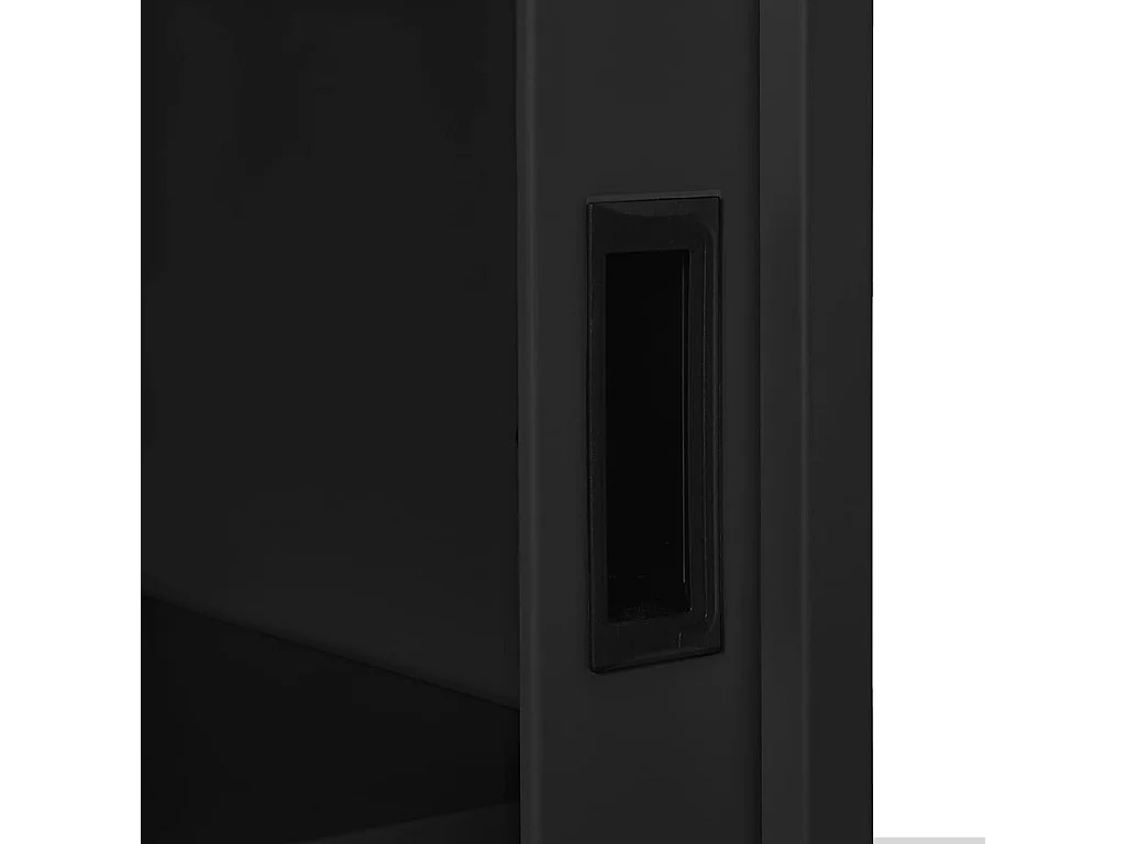 Armoire à portes coulissantes Anthracite 90x40x90 Acier