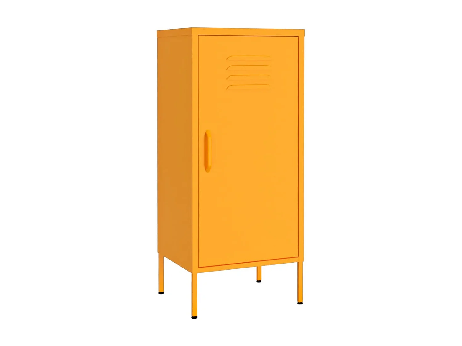Armoire de rangement Jaune moutarde 42,5x35x101,5 Acier