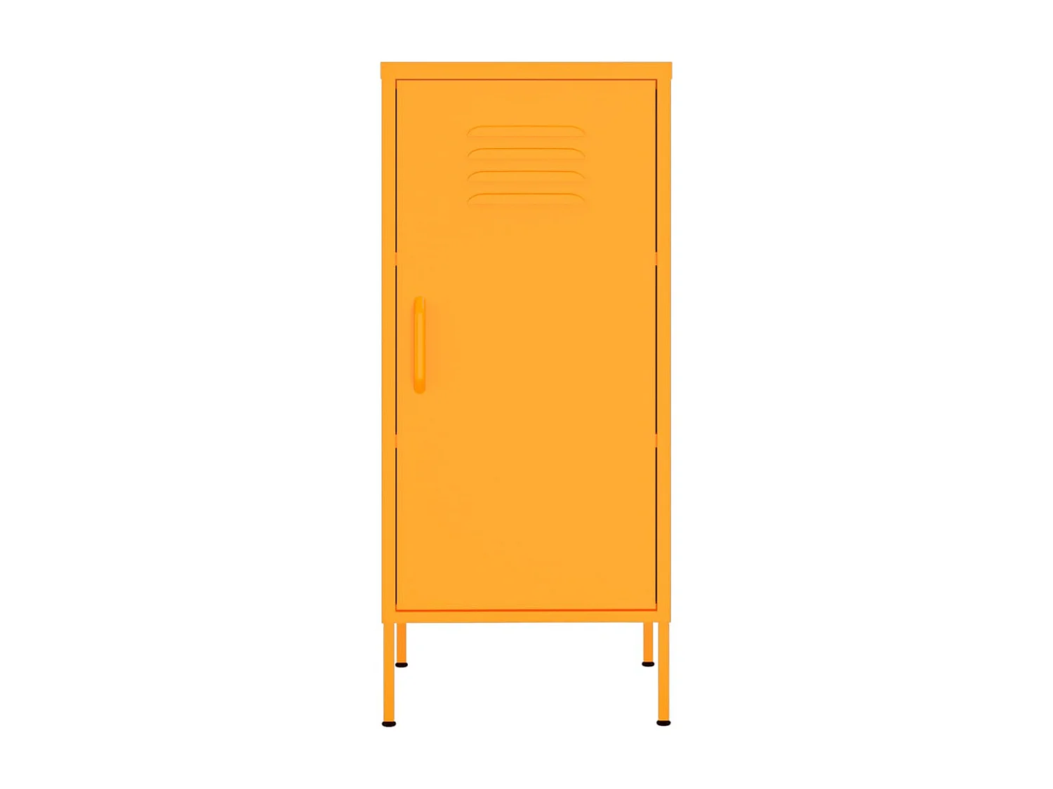 Armoire de rangement Jaune moutarde 42,5x35x101,5 Acier