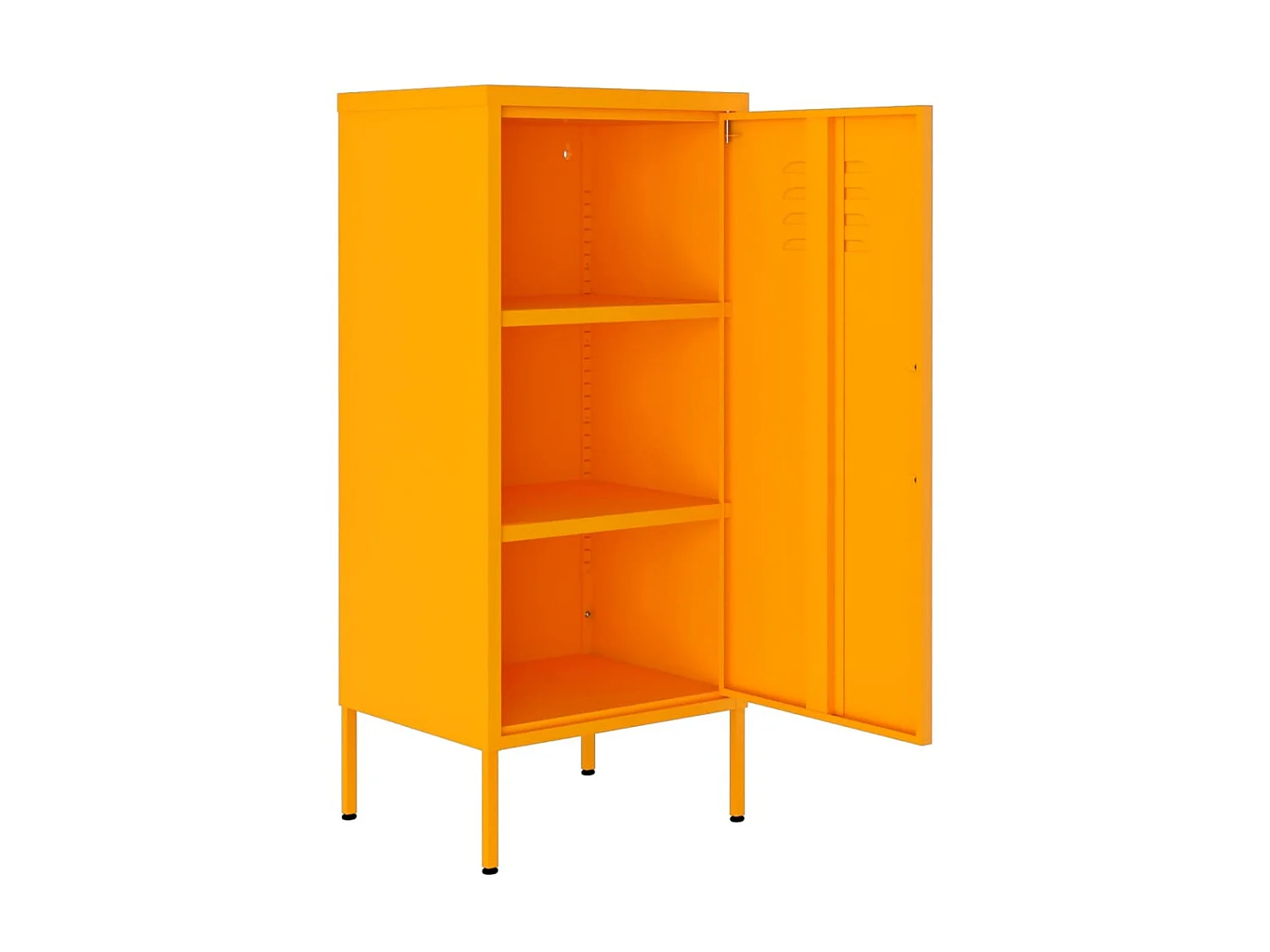 Armoire de rangement Jaune moutarde 42,5x35x101,5 Acier