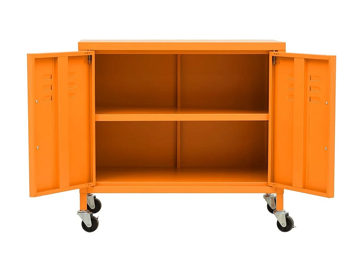 Armoire de rangement Orange 60x35x49 Acier